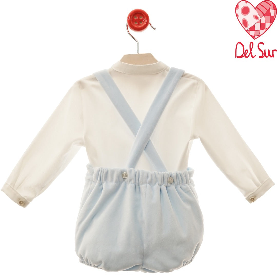 Salopette in velluto con camicia – Byberon - Main Image